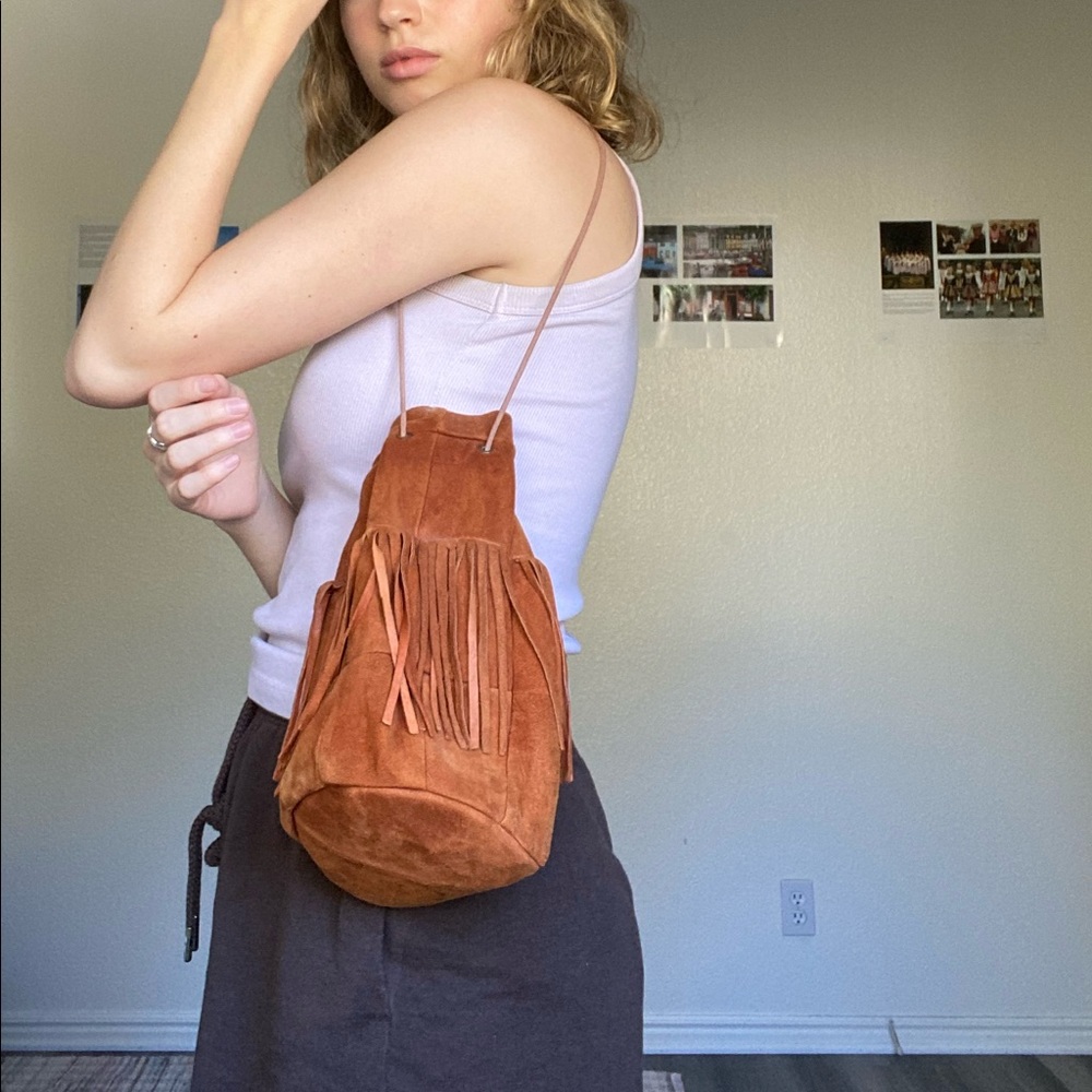 🌸SUEDE FRINGE BAG